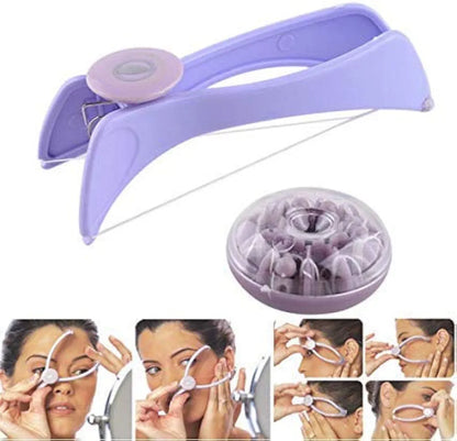 Slique Eyebrow Face and Body Hair Threading Removal Epilator System Kit