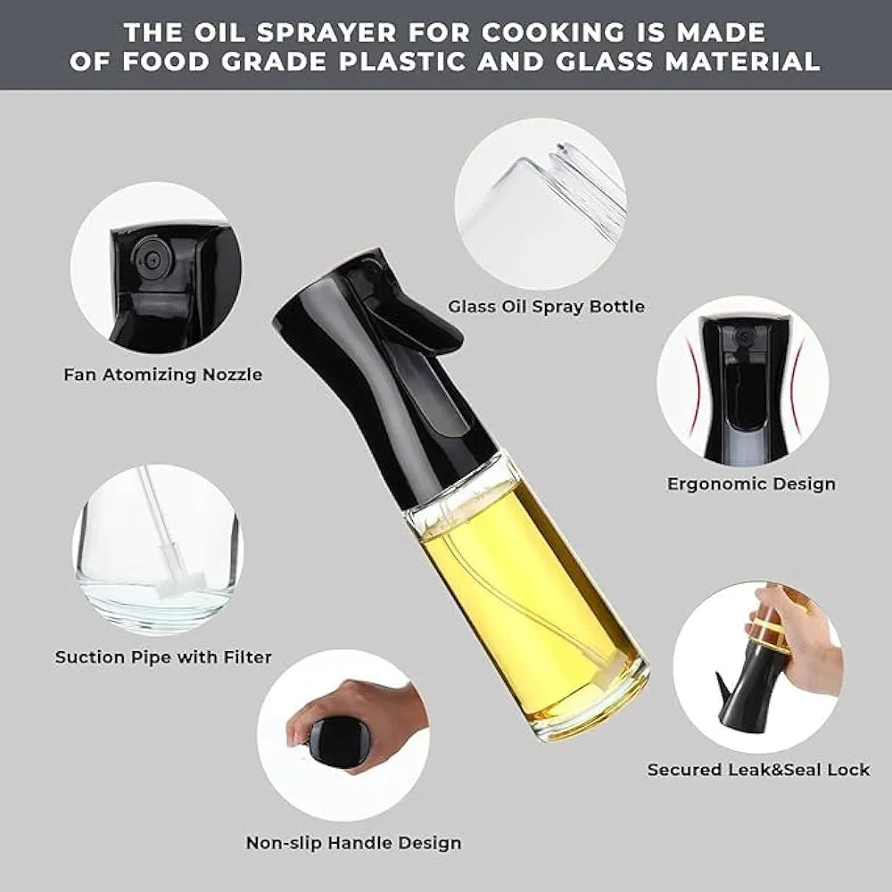 200ml Glass Oil  Bottle Spray