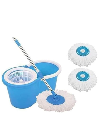 Plastic Spin Microfiber Mop with Easy 2 Refills