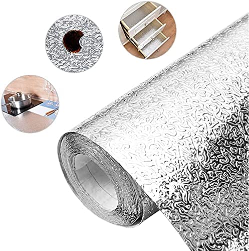 Buy 2 Get 1 Free Silver Aluminium foil Stickers 60 X 200 CM