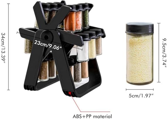 Revolving Spice Rack Organizer