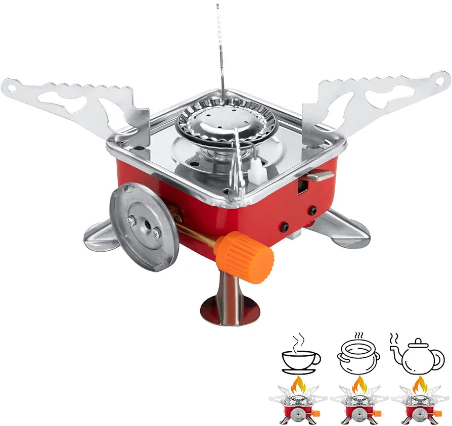 Stove With Jetboil Piezo Ignition,Collapsible Pocket Rocket Backpacking Stove