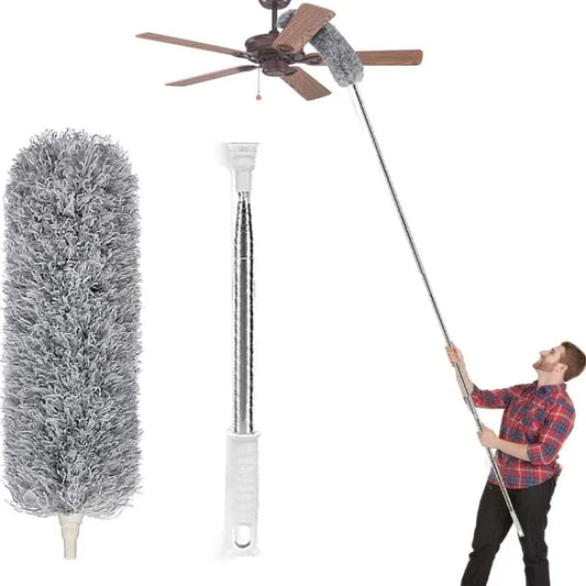 Extendable Feather Duster Microfiber Long Mop