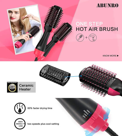 Hair Dryer Hot Air Brush One Step