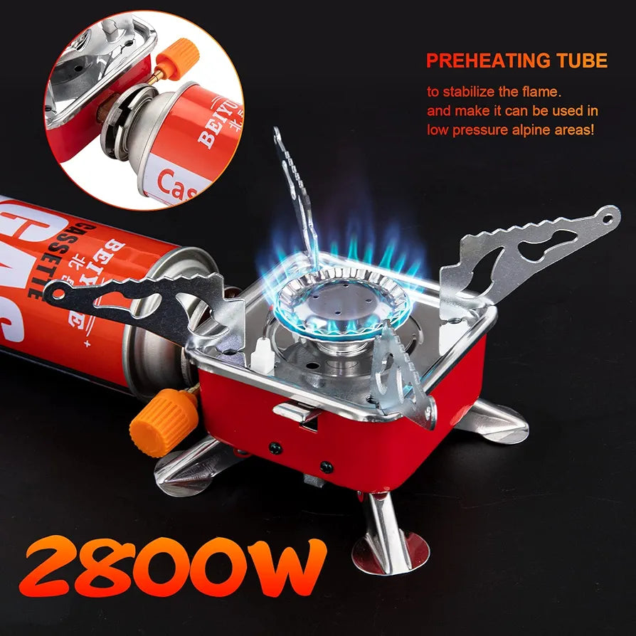 Stove With Jetboil Piezo Ignition,Collapsible Pocket Rocket Backpacking Stove