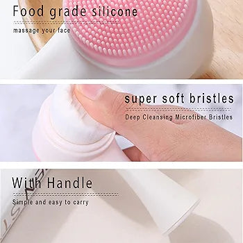 Manual Facial Cleansing Brush, 2-in-1 Skin Care Face