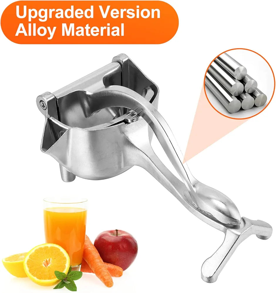 Manual Fruit Juicer Stainless Steel Hand Squeezer