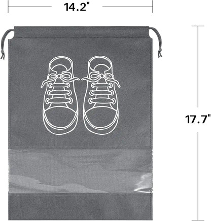 Pack Of 5 Waterproof Travel Shoe Bag