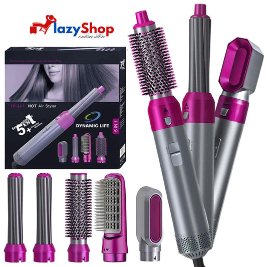 5 in 1 Hot Air Styler Hair Comb Multifunctional Styling Tool Set