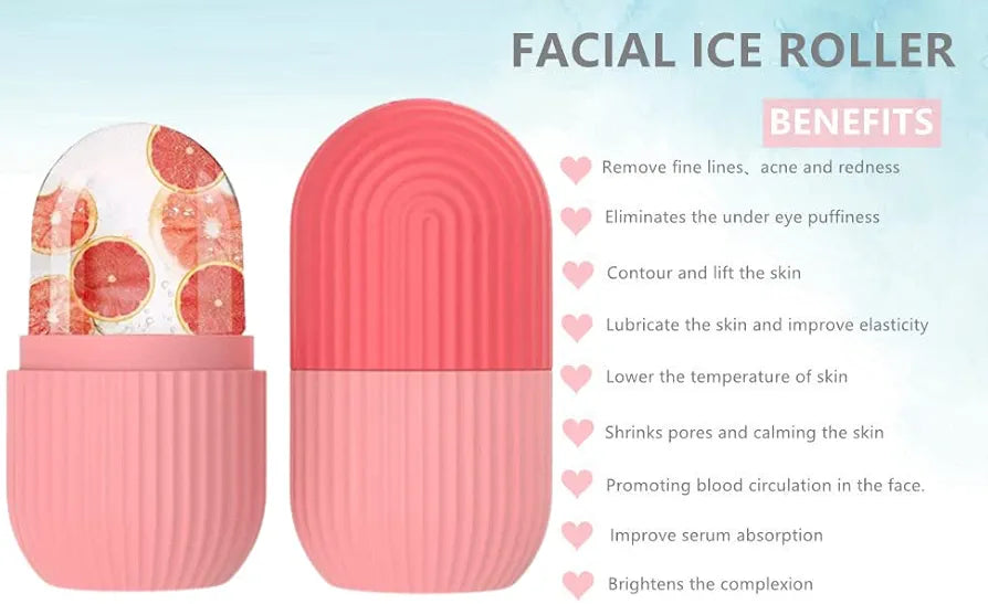 Ice Face Roller Silicone Facial Cube