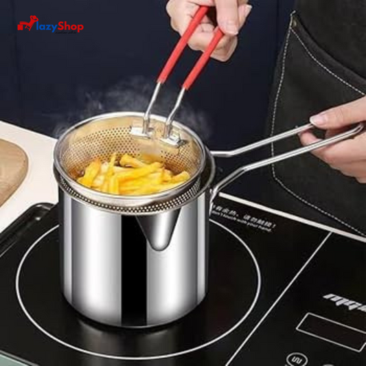 Deep Fryer Pot With Basket