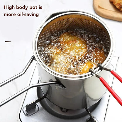 Deep Fryer Pot With Basket