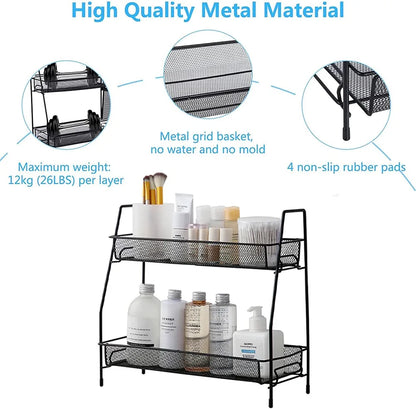 Multi Functional 2 Layer Rack Metal