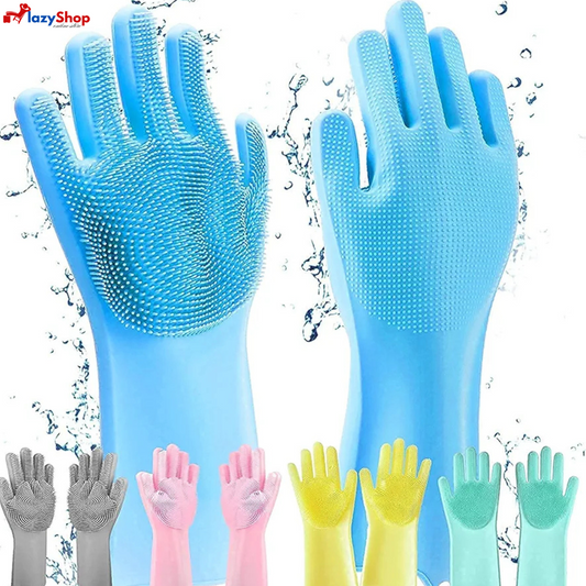 Dish Washing Silicon Hand Gloves