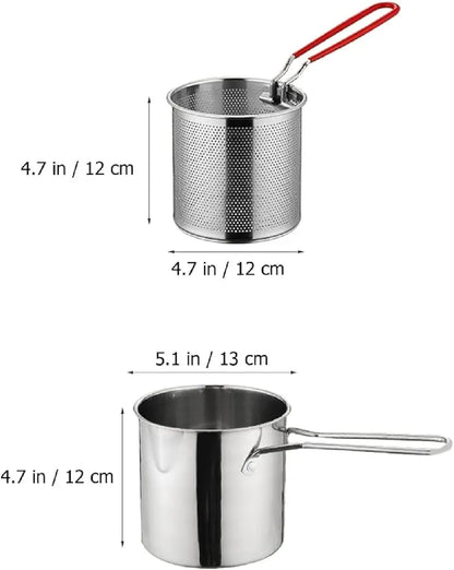 Deep Fryer Pot With Basket