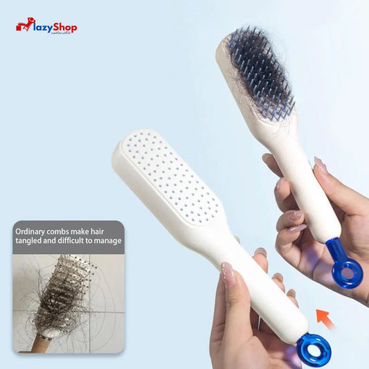 Self Cleaning Hairbrush